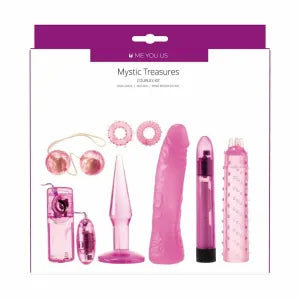 Me You Us Mystic Treasure Pink Couples Kit Vibrator Love Ring Set