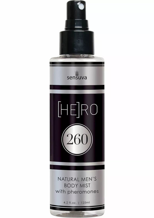 Hero 260 Male Body Mist with Pheromones 4.2oz