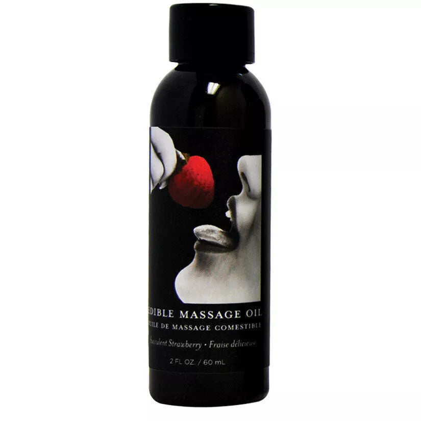 Earthly Body Massage Oil Edible 2 OZ